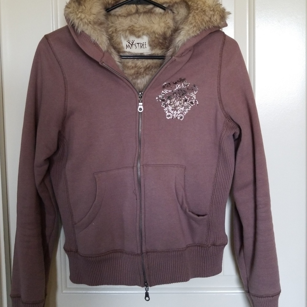 Fur hoodie